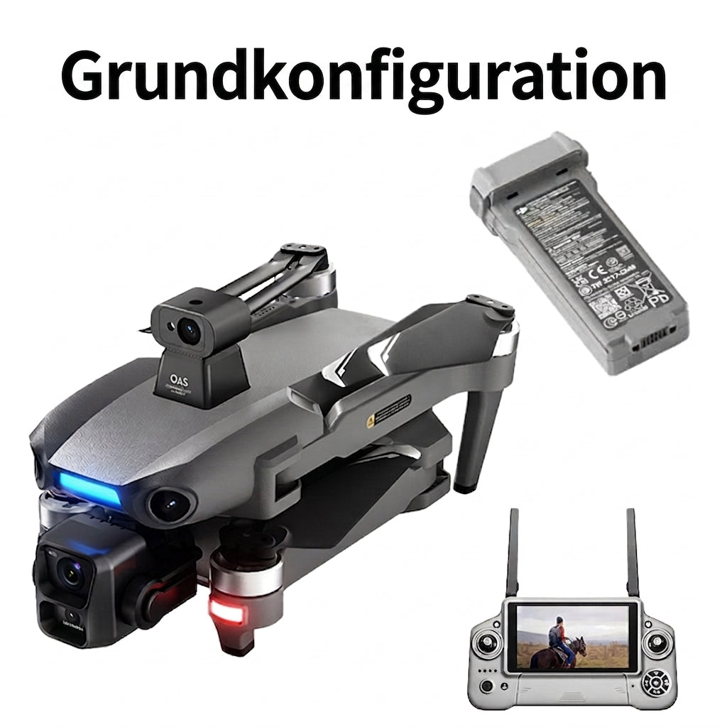 Profi-Wärmebilddrohne mit 4K-Kamera, Infrarot & GPS, für Jagd, Sicherheit und Industrie